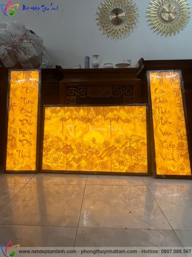Chiêm ngưỡng mẫu tranh trúc chỉ hoa sen