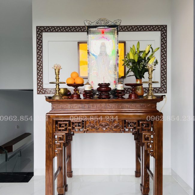 Bàn thờ gia tiên đẹp Mẫu BT001